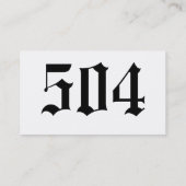 スカル名刺 名刺 (裏面)