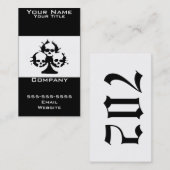 スカル名刺 名刺 (正面/裏面)