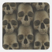 スカル壁 スクエアシール (正面)