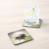 スカル夕日 コースター (右側)