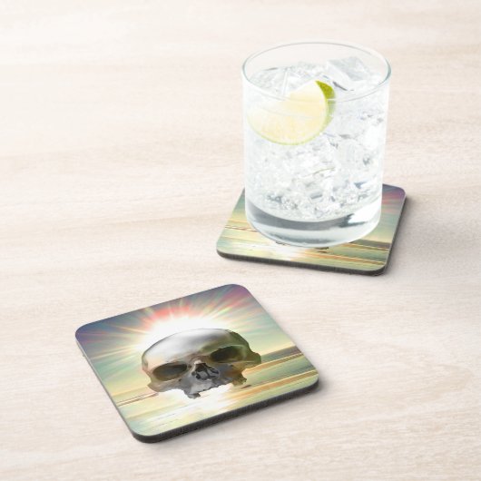 スカル夕日 コースター (右側)