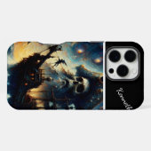 スカル大尉の船 iPhoneケース (裏面横)