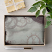 スカル女性のステームパンクティッシュペーパームッセリン 薄葉紙 (ギフト)