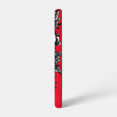 スカル女性バラ花イラストレーションの日の死 SAMSUNG GALAXYケース (左側面)