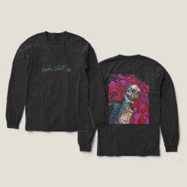 スカル女性長袖 トライブレンドＴシャツ