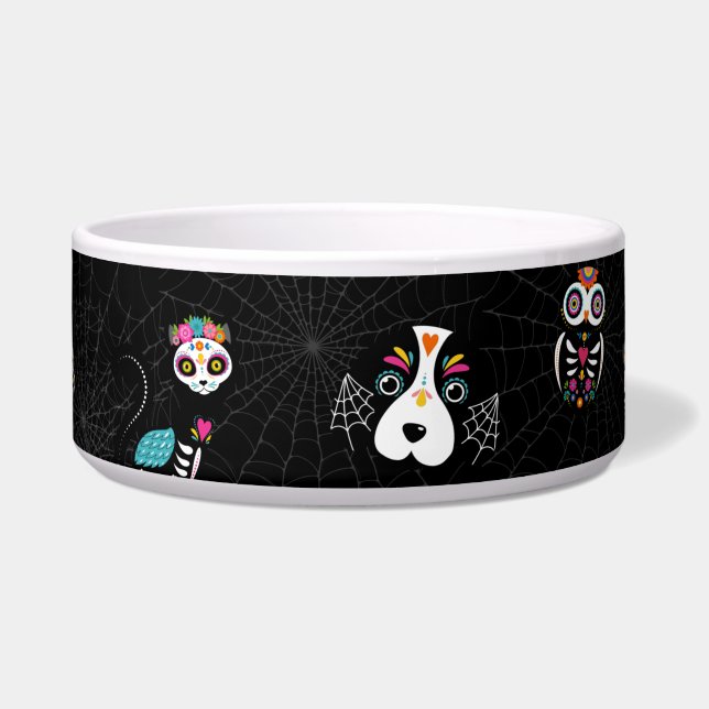 スカル姿フローラボウル ボウル (正面)