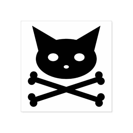 +{{スカル子猫}+ ラバースタンプ (インプリント)