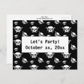 スカル少年 ポストカード (正面/裏面)