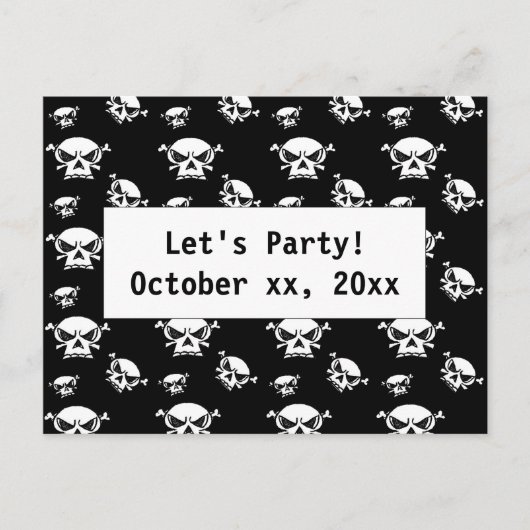 スカル少年 ポストカード (正面)