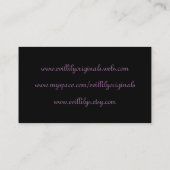 スカル尼僧およびユリ 名刺 (裏面)