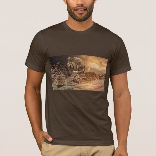 スカル島Tシャツ Tシャツ (正面)