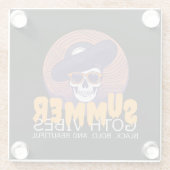 スカル帽 ガラスコースター (裏面)