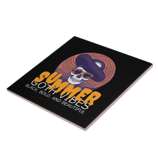 スカル帽 タイル (側面)