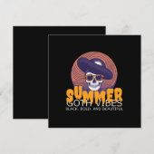 スカル帽 招待状 (正面/裏面)