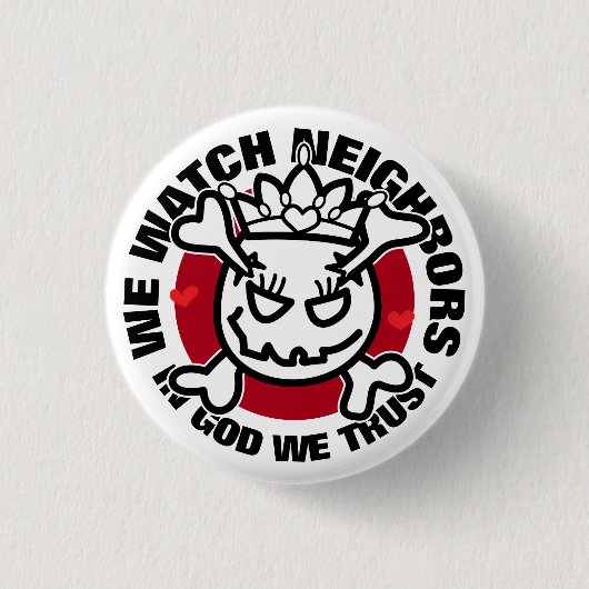 スカル復活卵 缶バッジ (正面)