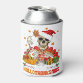 スカル感謝祭メリークリスマスハッピーハロタン 缶クーラー (缶正面)