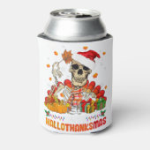 スカル感謝祭メリークリスマスハッピーハロタン 缶クーラー (缶裏面)