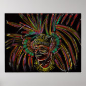 スカル戦士絵画ズ ポスター (正面)