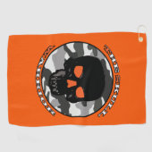 スカル戦士 ゴルフタオル (横)