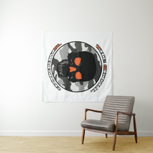 スカル戦士 タペストリー (インサイチュ(横))