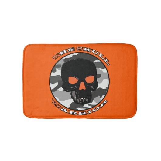 スカル戦士 バスマット (正面)