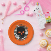 スカル戦士 ペーパープレート (パーティー)