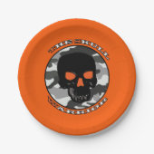 スカル戦士 ペーパープレート (正面)