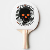 スカル戦士 卓球ラケット (正面)