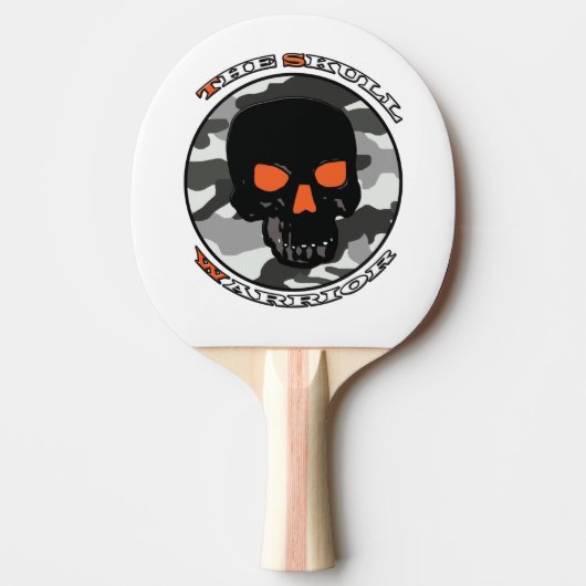 スカル戦士 卓球ラケット (正面)