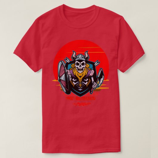 スカル戦士 Tシャツ (デザイン正面)