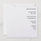 スカル招待状 招待状 (裏面)