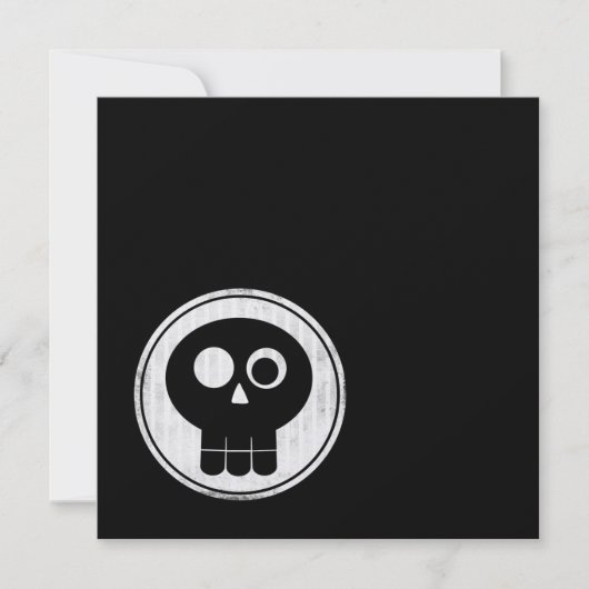 スカル招待状 招待状 (正面)