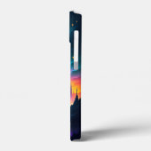 スカル星ムーンスカイウォーター川の山 Case-Mate iPhoneケース (裏面 / 左)