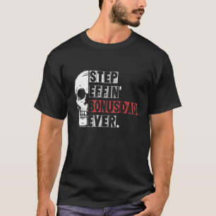 スカル最高のエフィンボーナスパパのヴィンテージスタイル Tシャツ