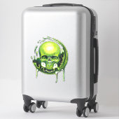 スカル有毒スプラッシュ シール (スーツケース)
