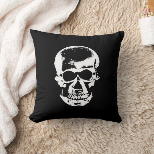 スカル枕 クッション (ブランケット)