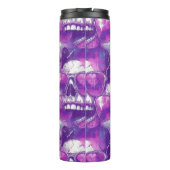 スカル柄デザインと紫サングラス タンブラー (裏面)