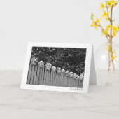 スカル柵 カード (黄色い花)