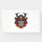 スカル武家面 横断幕 (横)