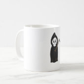 スカル死神 コーヒーマグカップ (正面左)