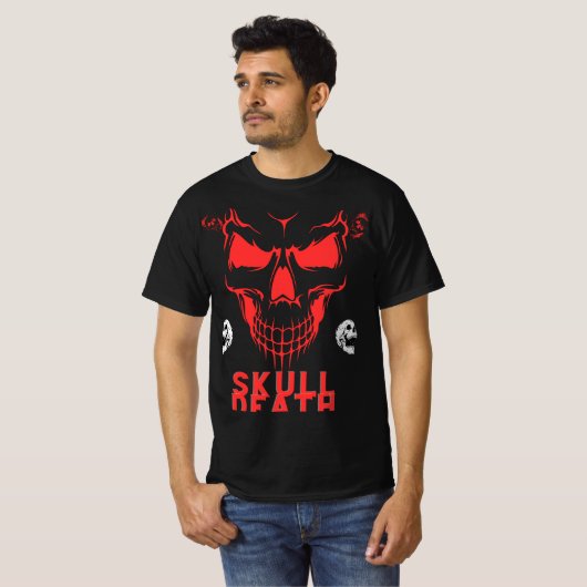 スカル死 Tシャツ (正面フル)