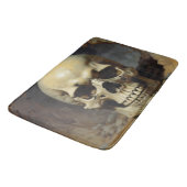 スカル油彩スタイル絵を描イラストレーション バスマット (アングル)