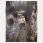 スカル洞 フリースブランケット (正面)