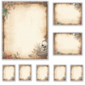 スカル海賊版メニューキット シール (正面)