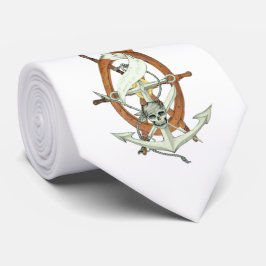 スカル海賊船いかり ネクタイ