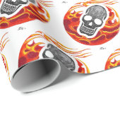 スカル消火パターン ラッピングペーパー (ロールコーナー)