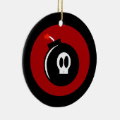 スカル爆弾 セラミックオーナメント (右)