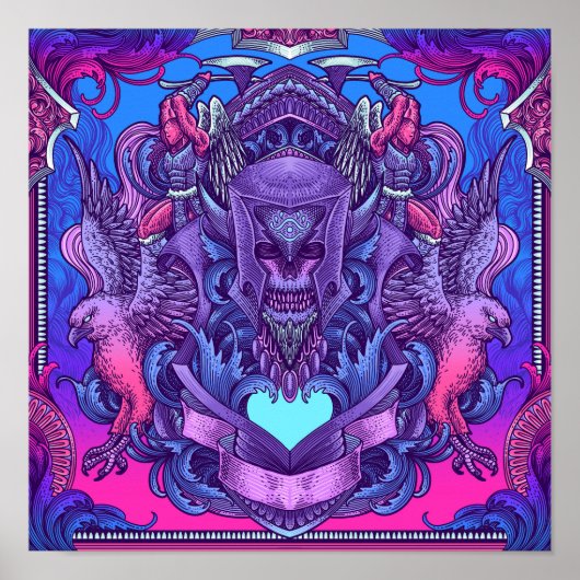 スカル王座 ポスター (正面)