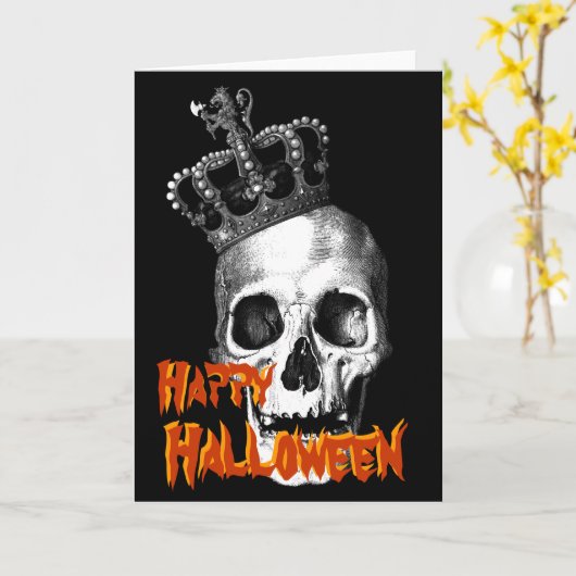 スカル王 カード (黄色い花)