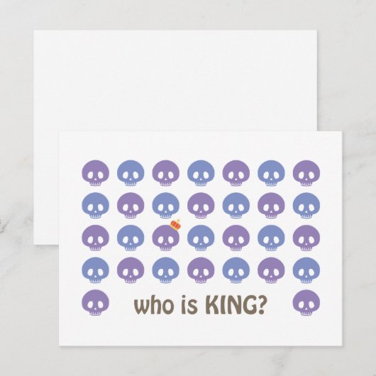 スカル王 ポストカード (正面/裏面)